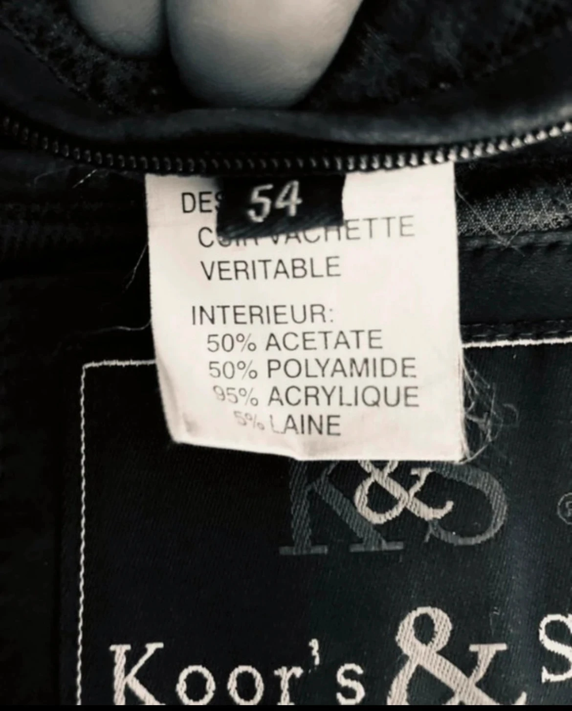 Parka de cuero para hombre Koor’s & Son XL. – photo 8